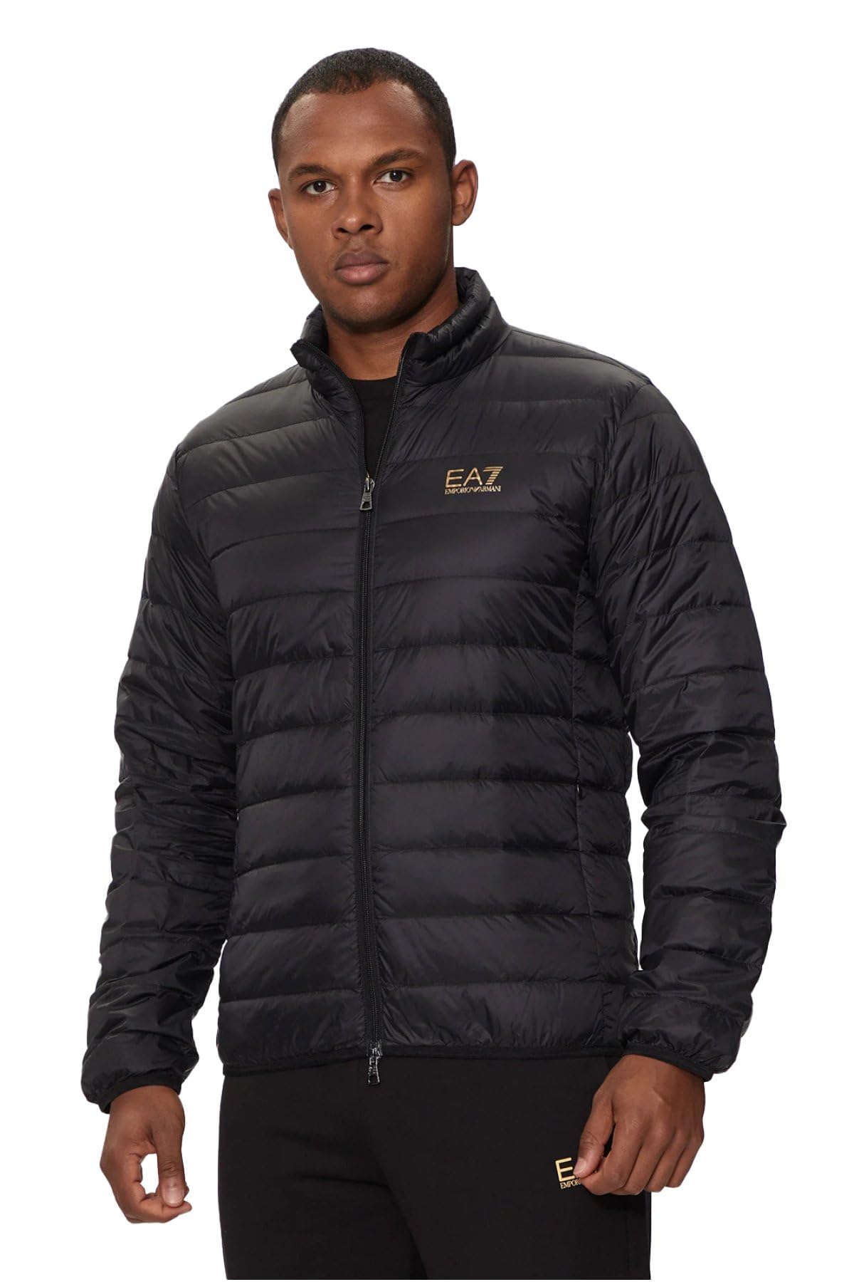 Emporio Armani Ea7 Men's Blue Down Jackets, Xl, Packable Down Jacket