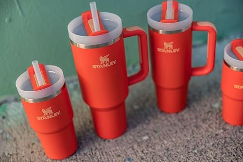 Miniatura 6 de STANLEY Quencher H2.0 FlowState - Vaso térmico de acero inoxidable con aislamiento al vacío, vaso con tapa y pajita para agua, té o café helado,