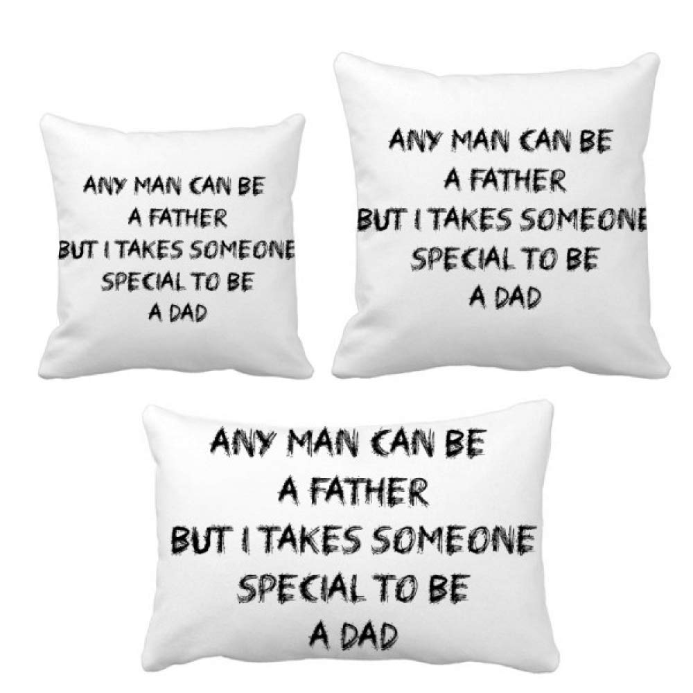 Coussin papa au texte inspirant pour célébrer la tendresse familiale au salon