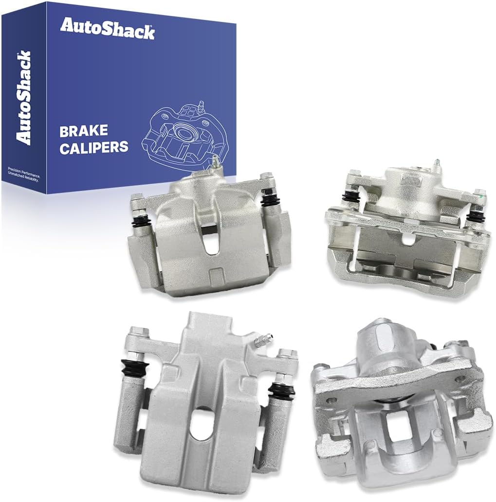 AutoShack Front & Rear Brake Calipers Replacement for 2018-2024 Toyota Camry 4-PC Set