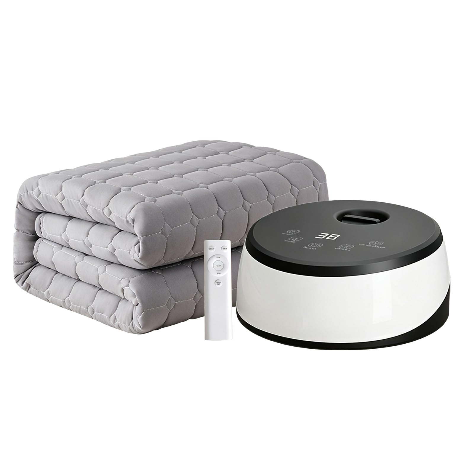 Intelligente Heizdecke, 10–65 °C, Fernbedienung & Touch-Steuerung | 1000-ml-Wassertank, konstante Temperatur, (4.9x5.9ft)
