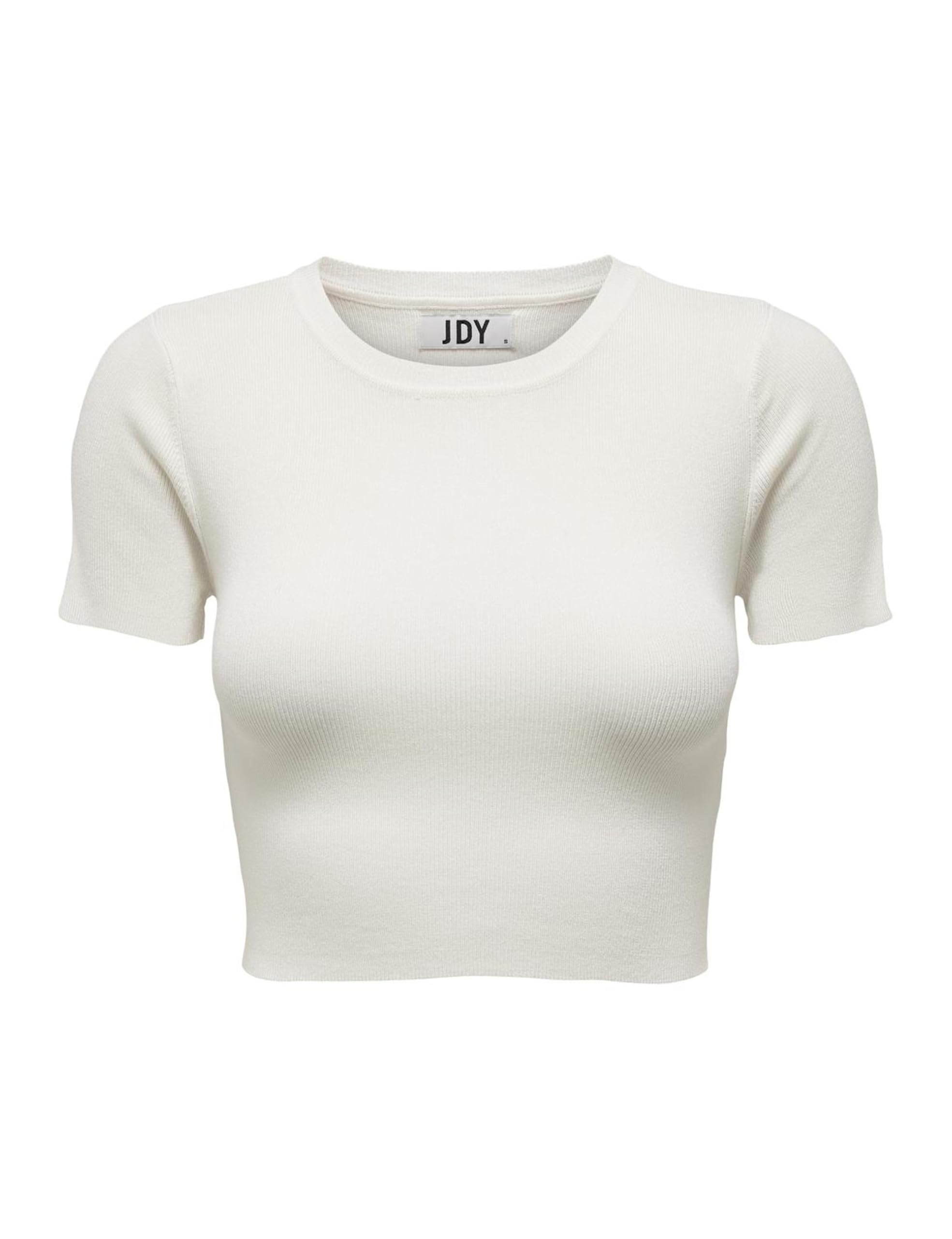 JdY Women's Jdycirkeline S/S Crop Top KNT Noos Pullover