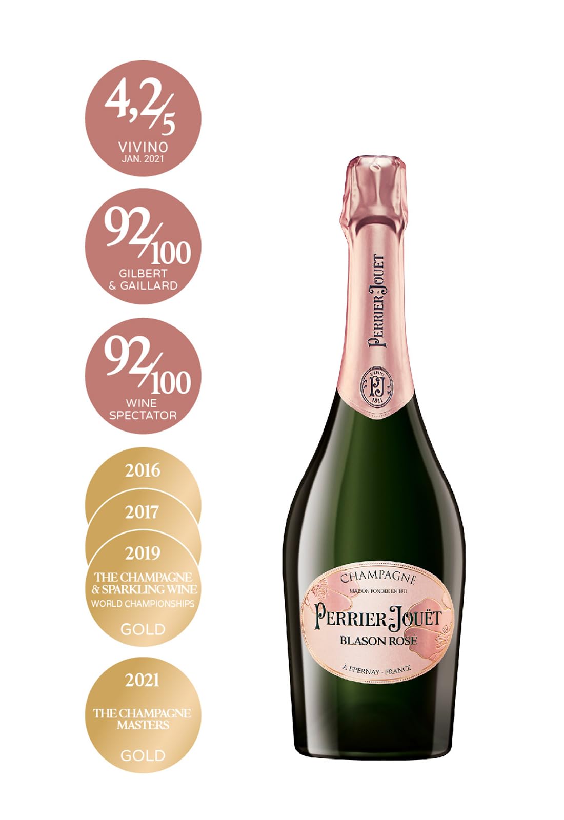 Perrier-Jouët Blason Rosè