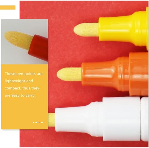 Miniatura 8 de Operitacx 30 puntas universales de escritura de pintura para bolígrafos, dispositivos acrílicos de repuesto, marcadores de pintura permanente,