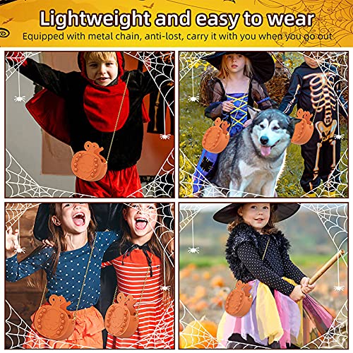 FLY FLQ Pompoen vormige pop it messenger bag, essentieel voor Halloween decoratie, snoep tas, push pop pop Anti-stress… - Image 5