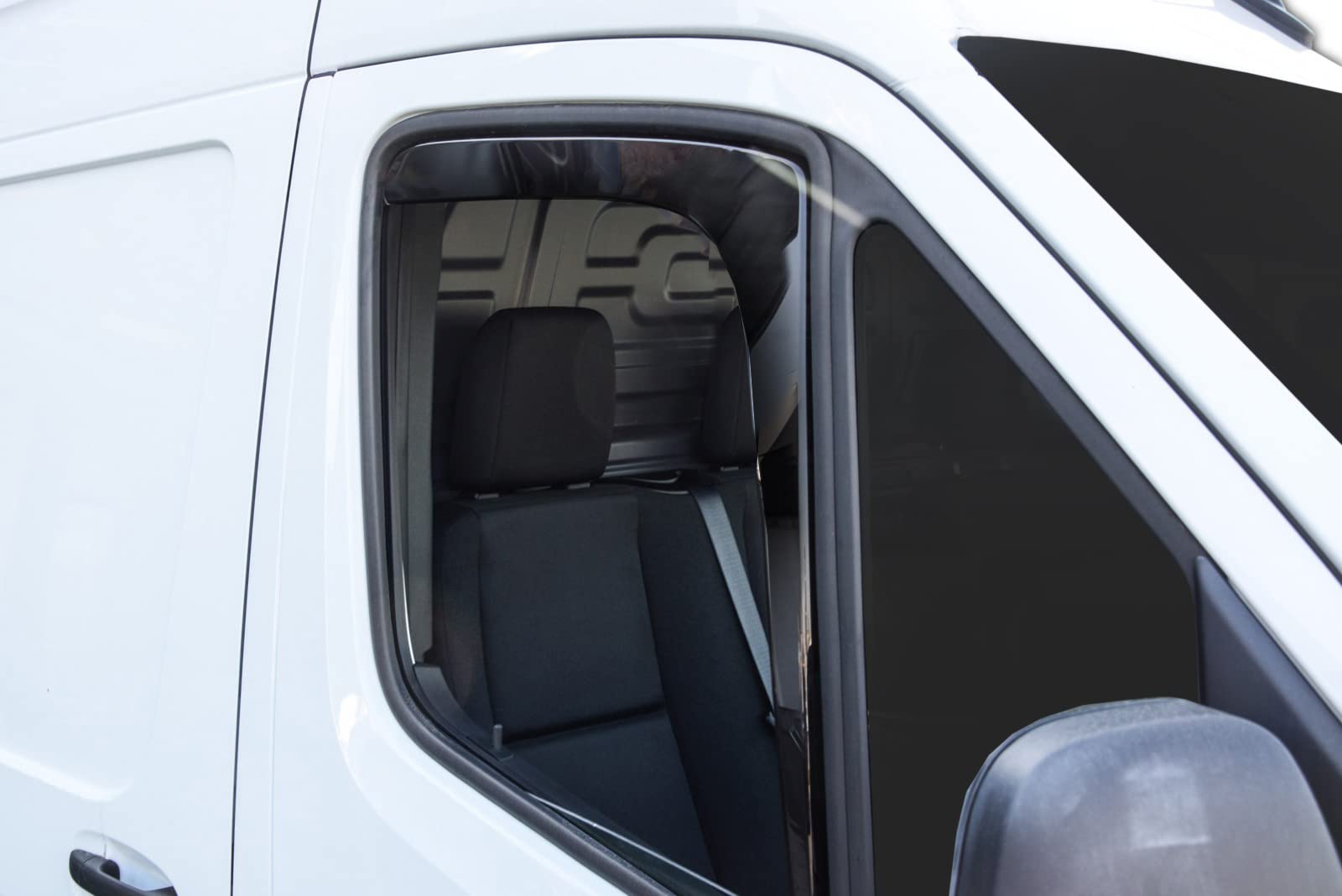 J&J AUTOMOTIVE GP Windabweiser Mercedes Sprinter W907 2018 2tlg Vorne Hinten Getönt Schwarz