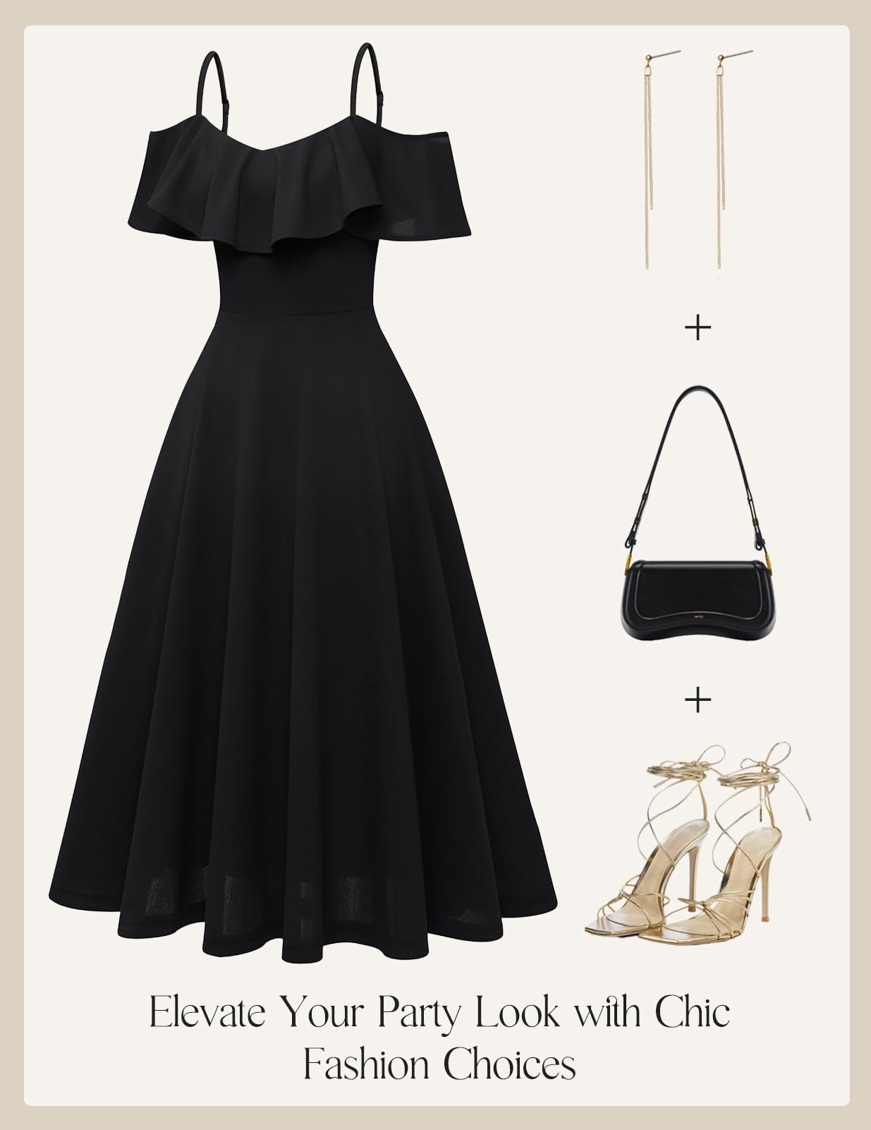 Bbonlinedress - Vestido de Noche de cóctel Chic para Bautizo, Ceremonias de Fiesta de Boda Mediados de Largo con Tirantes
