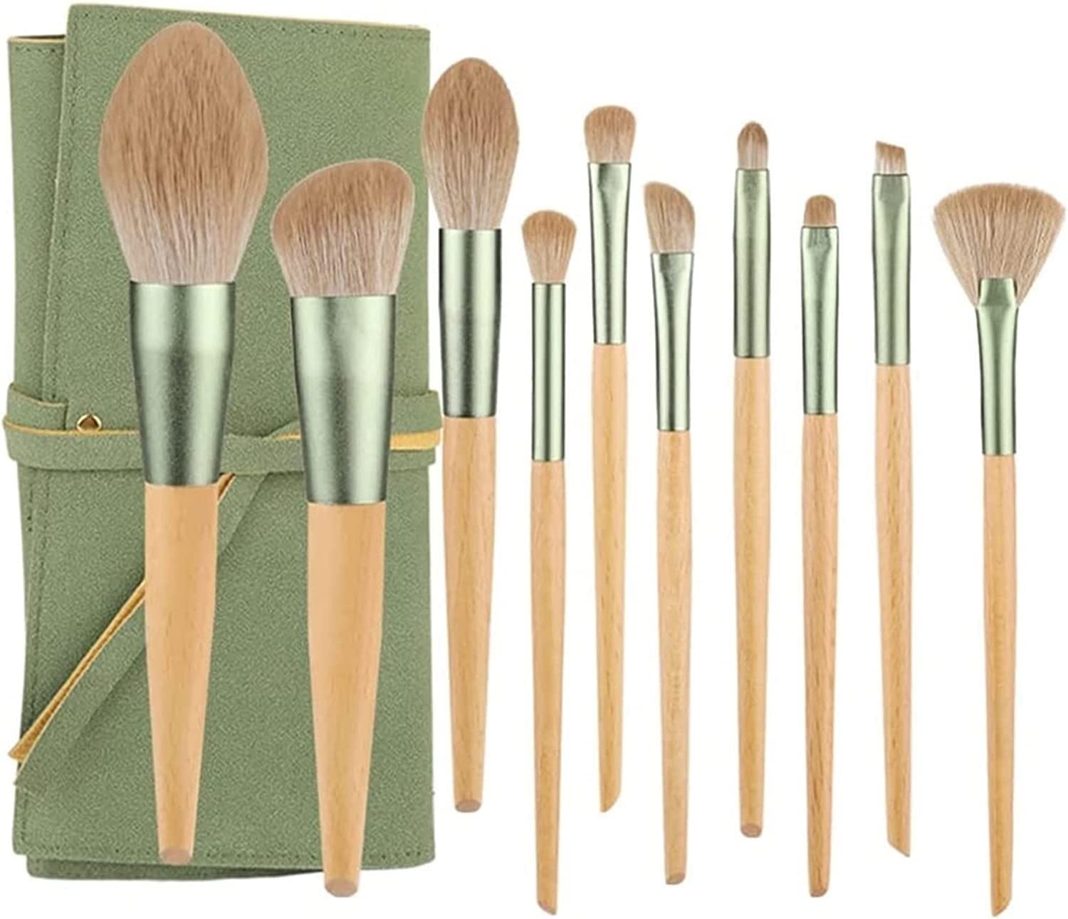 Ben spazzole for Il Trucco 10 Conteggi Cosmetici Sceszioni for Il Trucco Fondamenti Professionali basate con contorni in Polvere Borse for ombretti Kit for i Kit for Il Viso