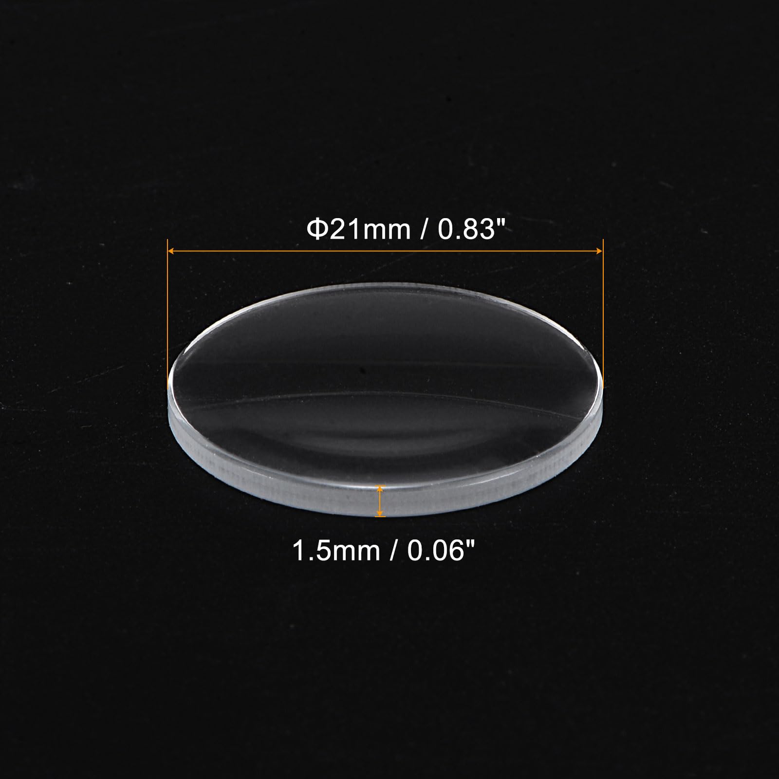 3 Lenti In Vetro Minerale Per Orologio, Diametro 29 Mm, Spessore 1,2 Mm, Trasparenti E Antigraffio, Ideali Per Sostituzioni Di Precisione
