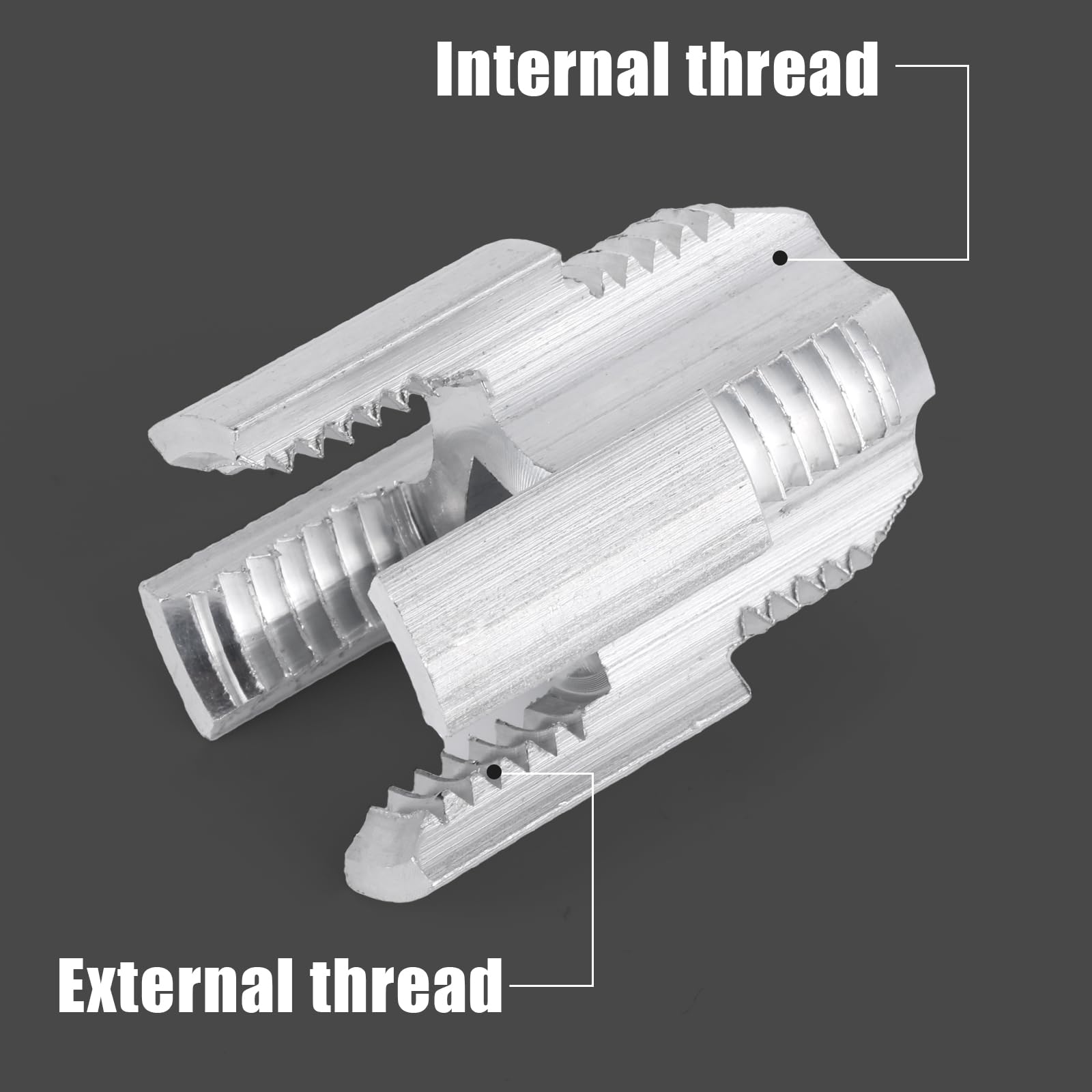BOXOB Kit Filettatore per Tubi in PVC 2 in 1, Utensile Integrato Filettatura Interna ed Esterna Tubi da 1/2" Trapano Elettrico Fresa Acciaio Tungsteno per Riparazioni Domestiche