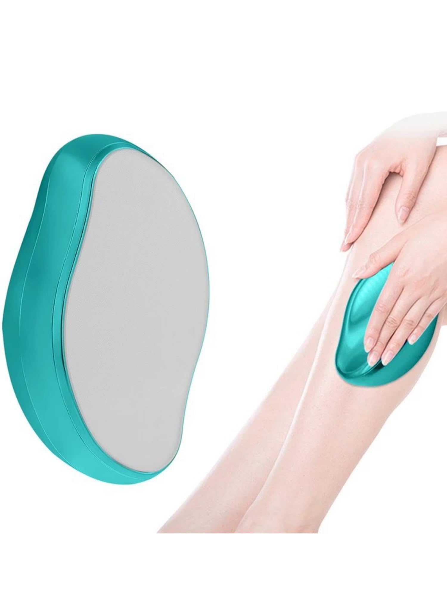 Crystal Hair Eraser for Women and Men - Magic Painless Hair Removal Device Reusable Exfoliation Tool for Smooth
