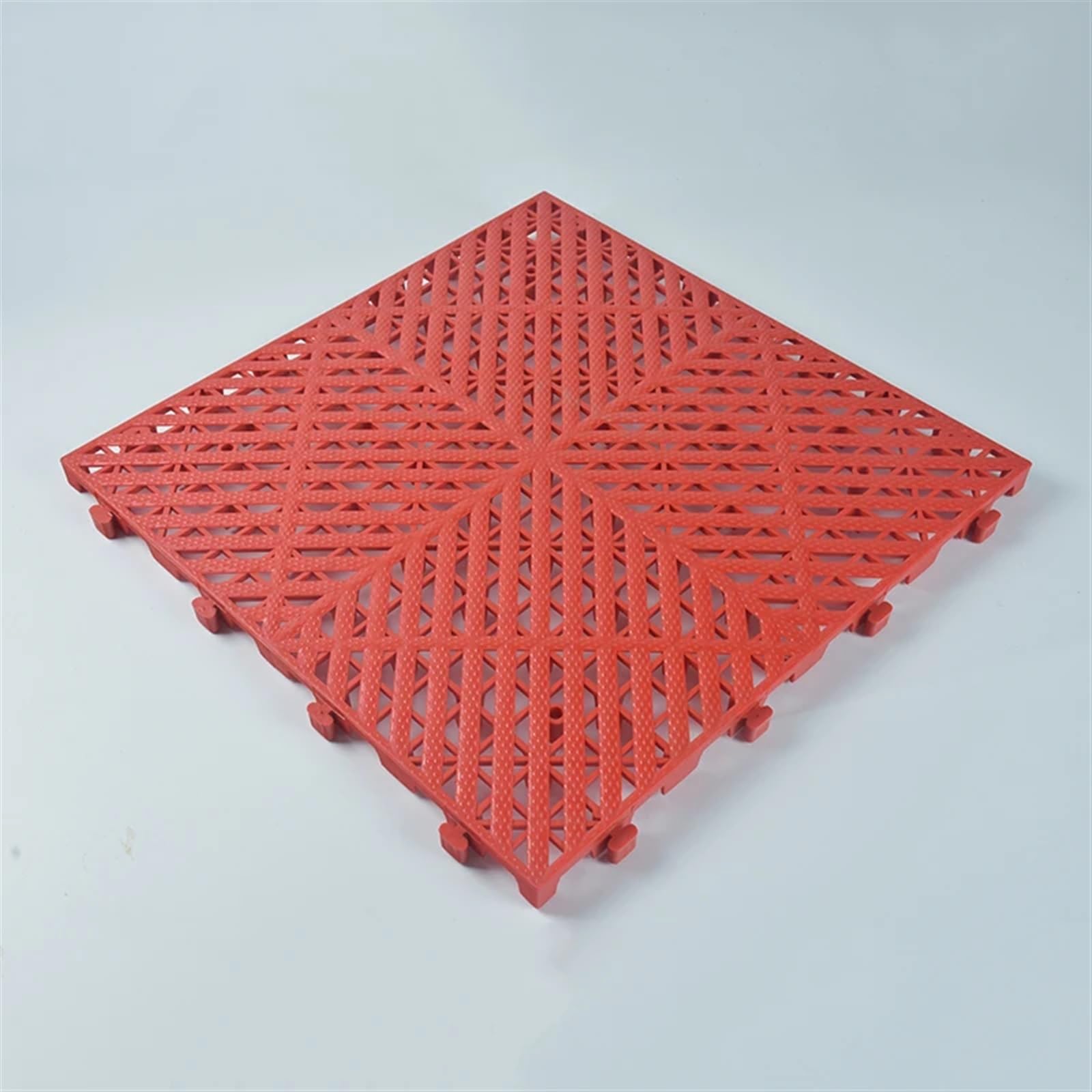 Baldosas industriales, Suelo Modular de Polipropileno for Garaje, baldosas for Lavado de Coches, 40 x 40 x 2 cm(Yellow)