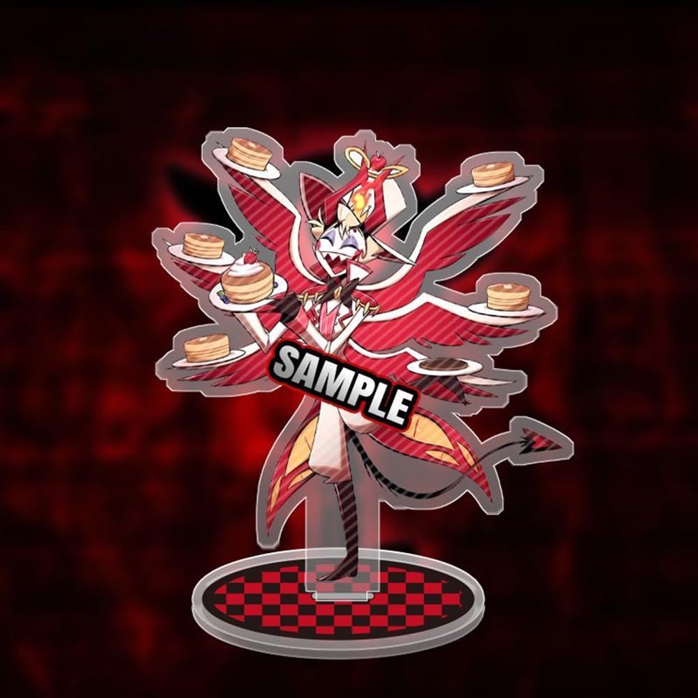 Zhongkaihua Hazbin Hotel Charlie Morningstar Lucifer Morningstar Acrylic Stand Figure 15CM Home Display Desktop Standing Plaque Ornament