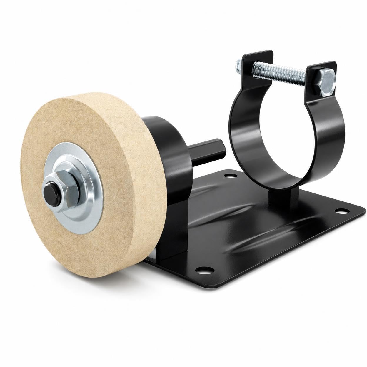 Electric Drill Converter Grinder Base Stand for Metal Polishing, Grinding, and Rust Removal - Tool Accessory Fixed Stand + Wool Wheel-image-19