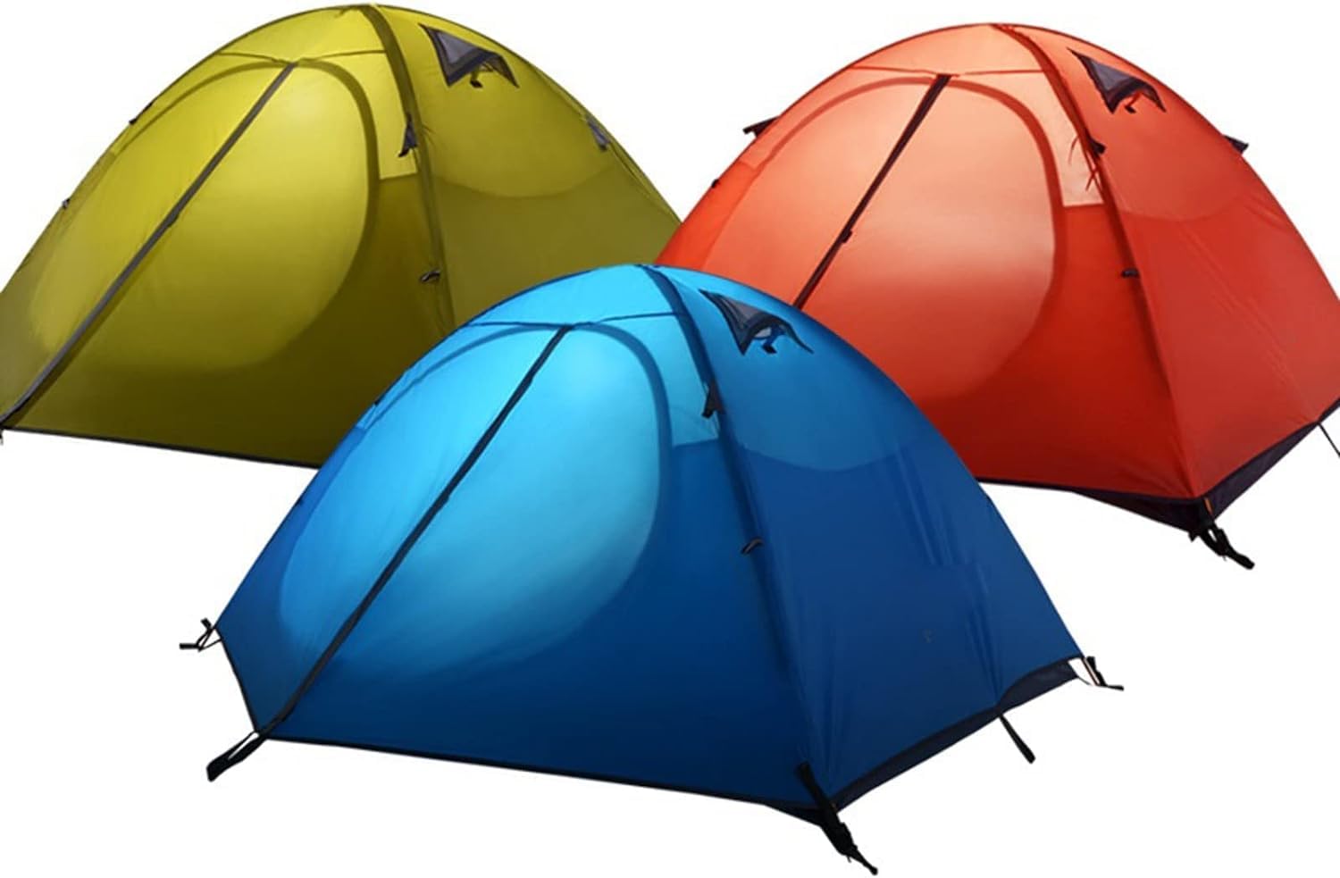 Namioty 2-osobowe Ultralekkie dwuwarstwowe aluminiowe słupki Wodoodporne wiatroszczelne namioty kempingowe Namiot plażowy Safehappy