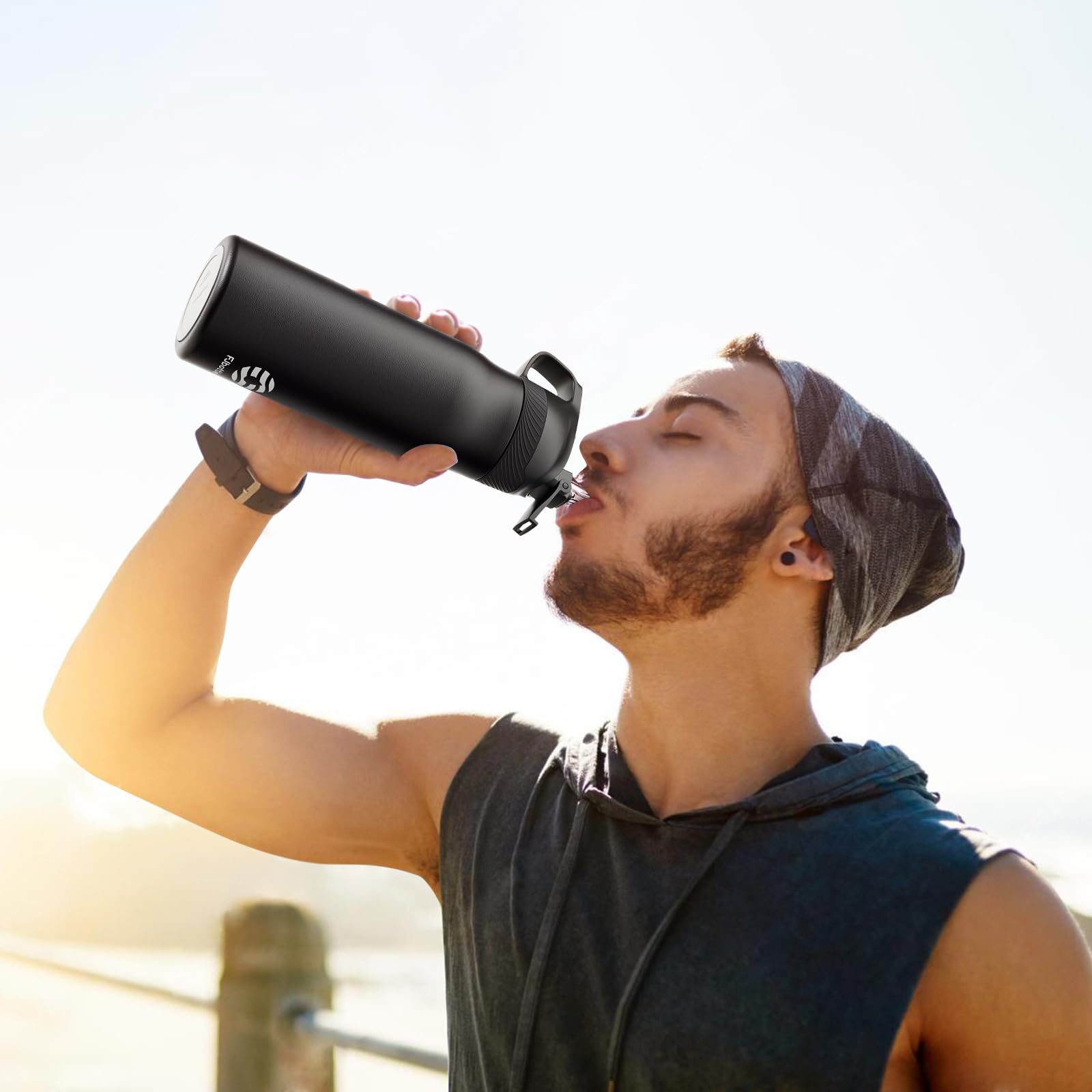 Borraccia Termica FJbottle Con Cannuccia - 550ml/710ml, Senza BPA, Isolamento 24h - Foto 10