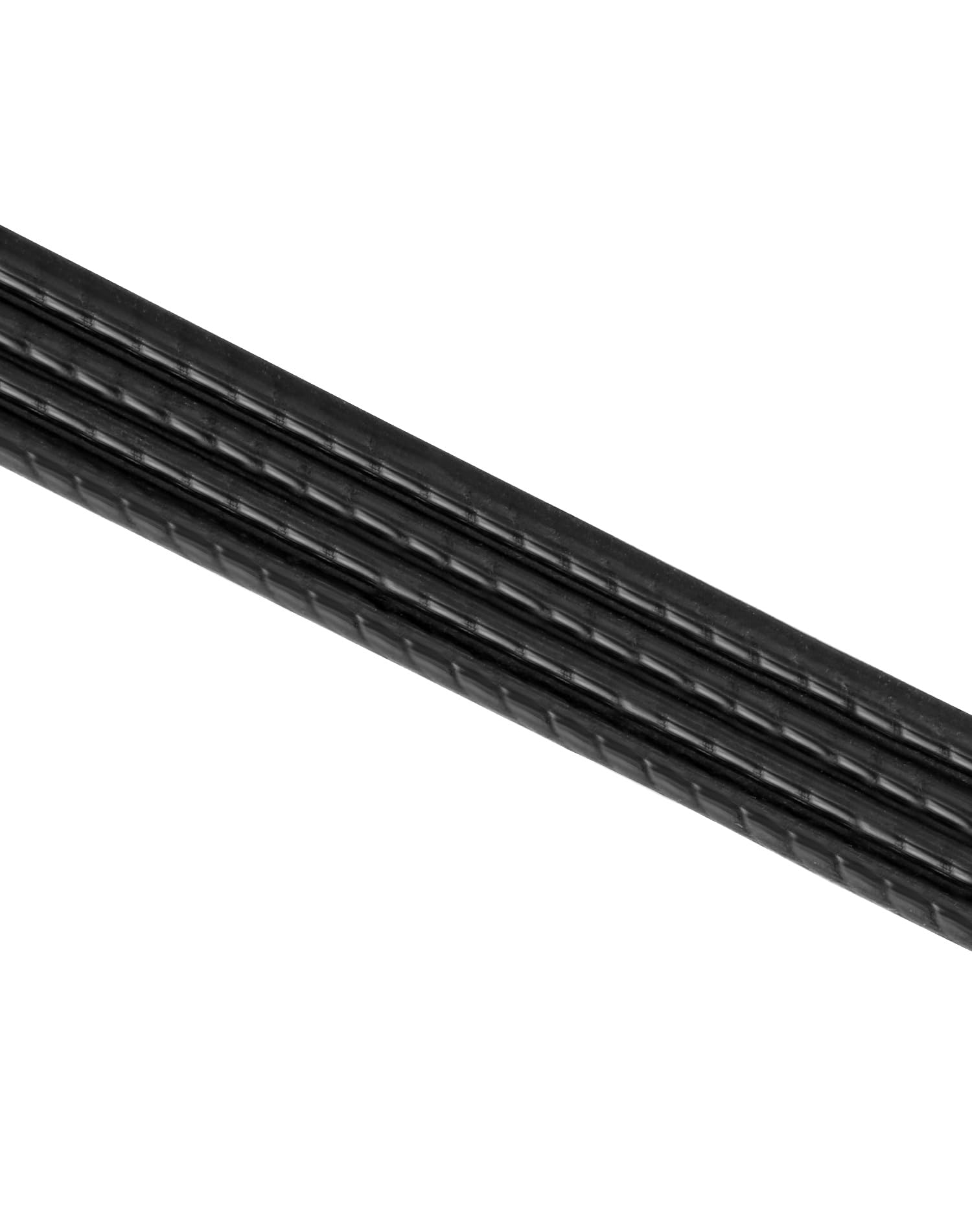 QWORK® PE Rattan, Materiale di Riparazione in Rattan Intrecciato in plastica, Nero, Resistente agli Agenti atmosferici, per Lavoro a Maglia e riparazioni, 0.5 kg
