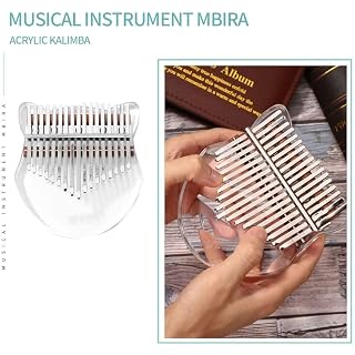 Mini Doigt Kalimba Pouce Piano 17 Touches Cristal Acrylique Kalimba Pouce Doigt Piano Africain Sanza avec Débutant… - Les Beatles, Paul McCartney, John Lennon, RIngo Starr, George Harrison Mini Doigt Kalimba Pouce Piano 17 Touches Cristal Acrylique Kalimba Pouce Doigt Piano Africain Sanza avec Débutant… – Image 2