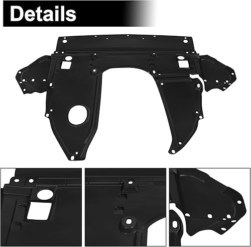 Miniatura 3 de Jenuo Protector contra salpicaduras de motor para Nissan Altima 2016-2018Nissan Maxima NI1228164 758909HS0A 2016-2021