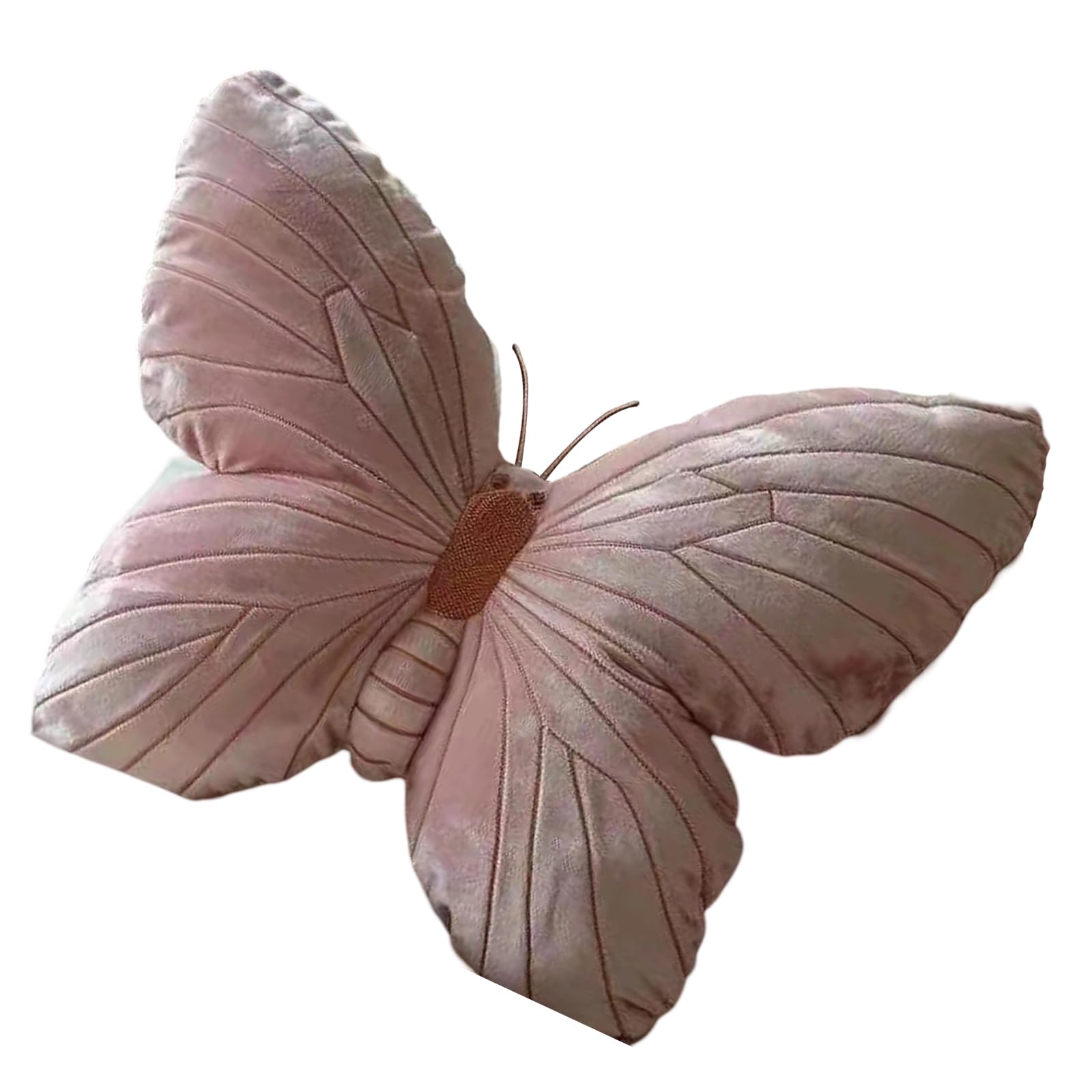 Msioytog Shape Plush Pillow Decorative Velvets Animal Pillow Stuffed Cushion Pad Decors for Enhances Home Ambiances Butterfly