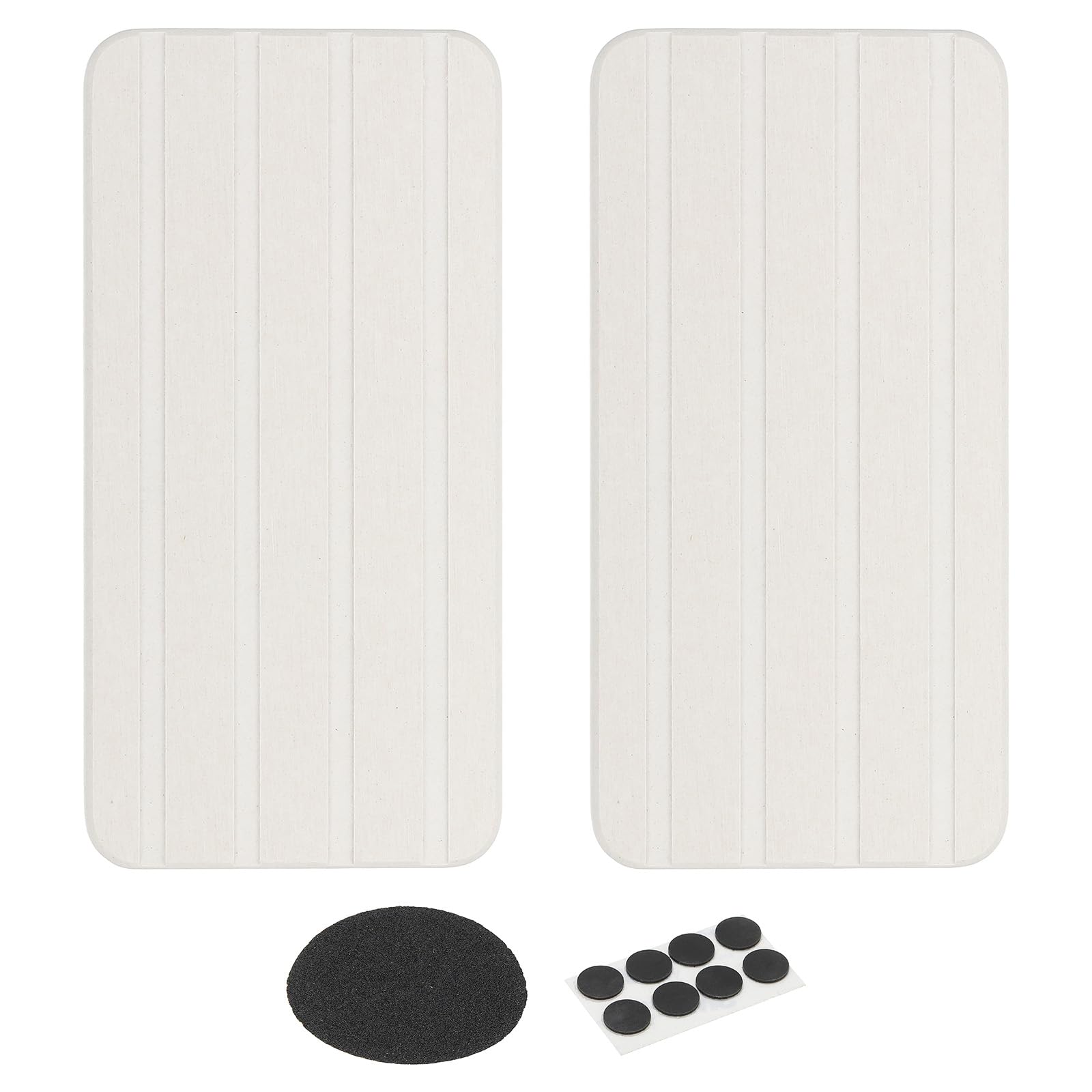 PATIKIL Square Water Absorbent Diatomite Coasters 6.3x3.1inch