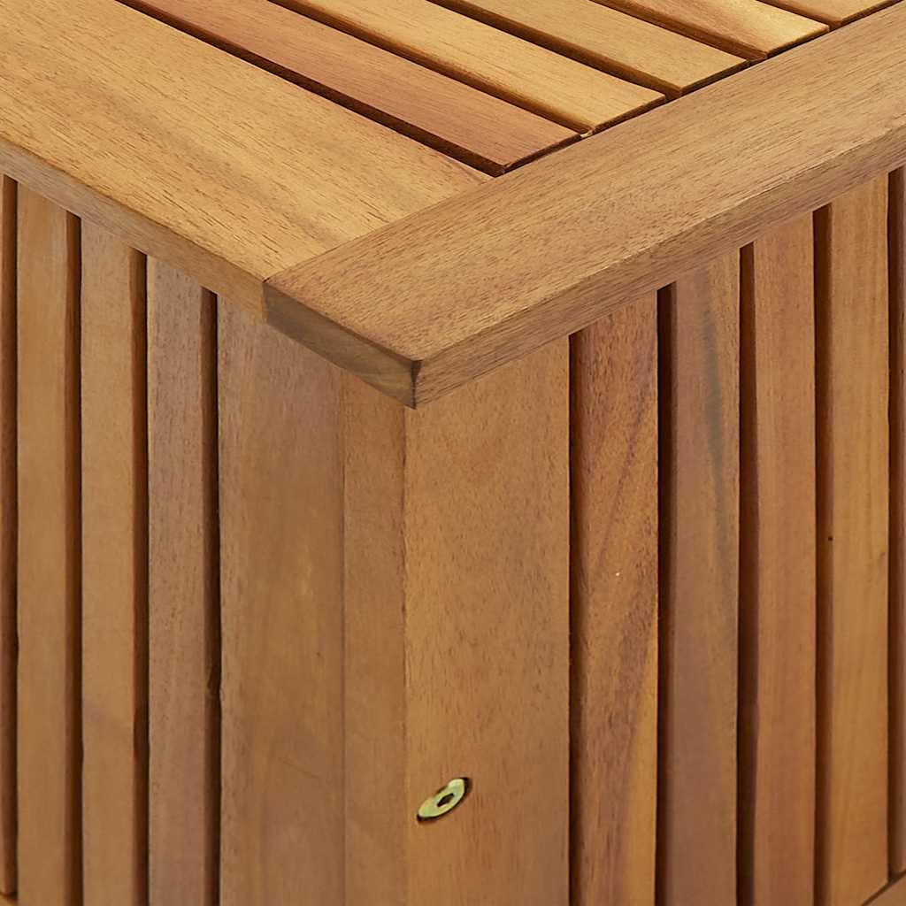 Tomostar Coffre de Jardin Extérieur, Coffre Malle de Rangement Boîte de rangement de jardin 90x50x58 cm bois d'acacia massif