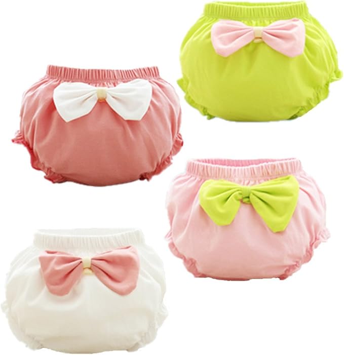 5 Mutandine Neonato In Cotone - Copripannolino Con Balze - Confortevoli E Carine - Foto 9