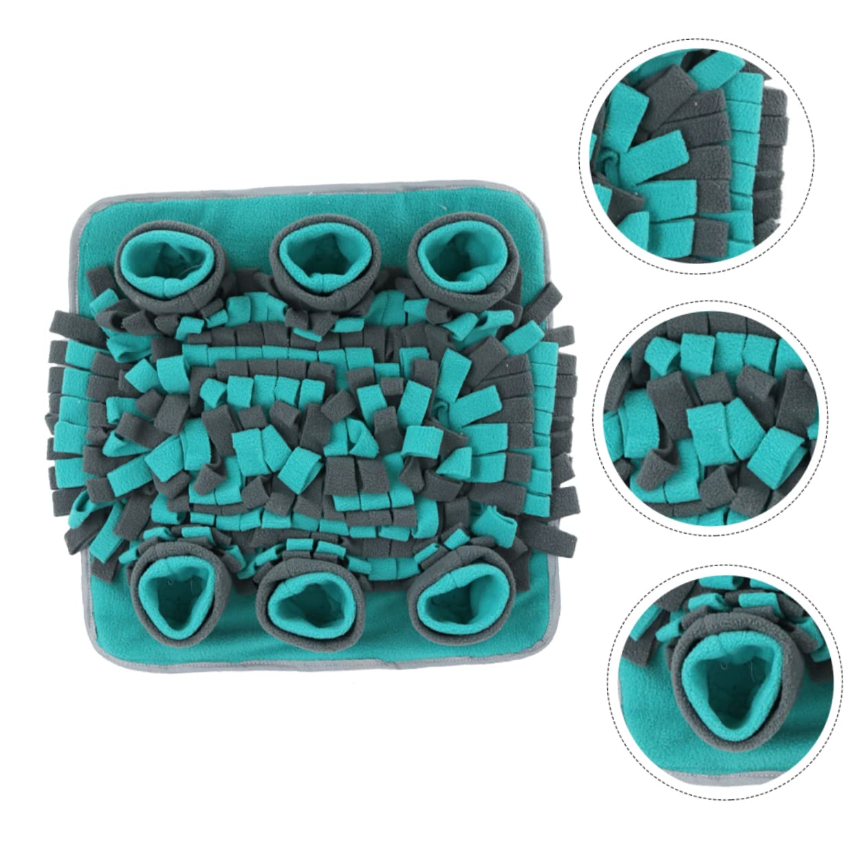Happyyami 1pezzi Tappetino Per Pet Sniffing Tappeto Allenamento Per Cani Mat Per Alimentazione Lenta Gioco e Decompressione Per Animali Domestici Design Semplice e Funzionale