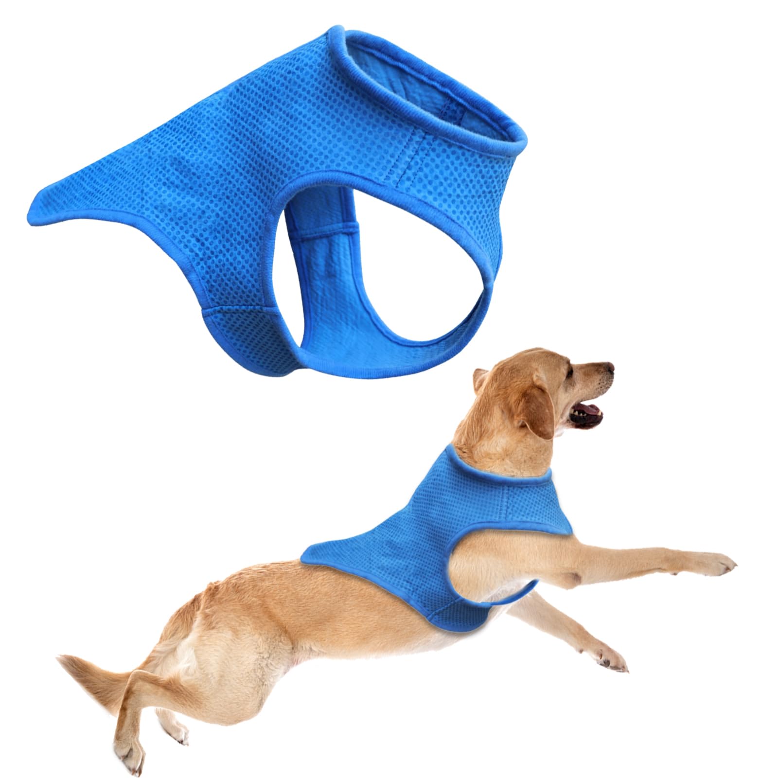 1PCS Dog Cooling Vest Dog Cool Coat Cooling Harness for Dogs Petty Cool Vest for Small Medium Large Dogs Summer Breathable XS