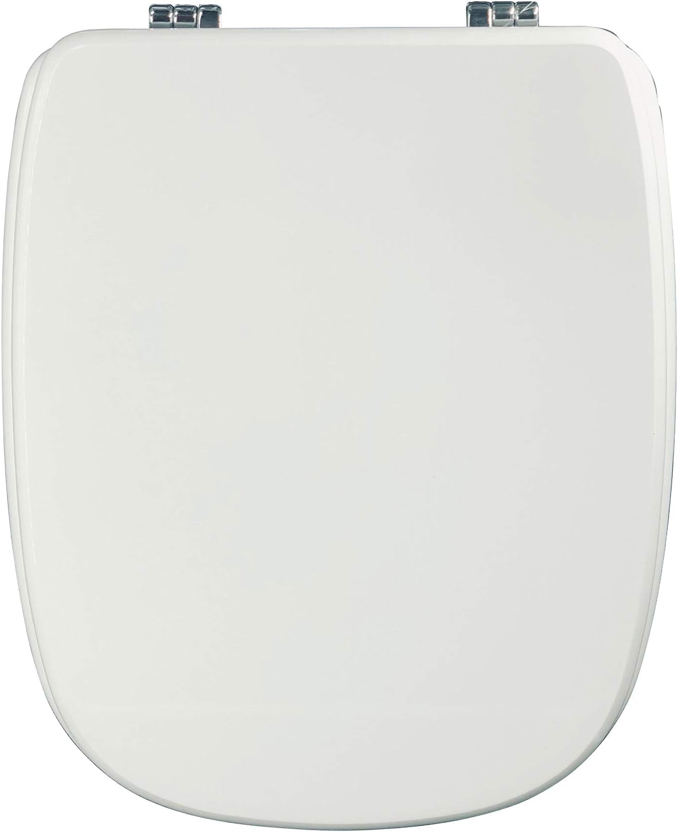 Copriwater Dolomite Fleo In MDF - Bianco Con Cerniere Ottone, Made In Italy - Foto 7