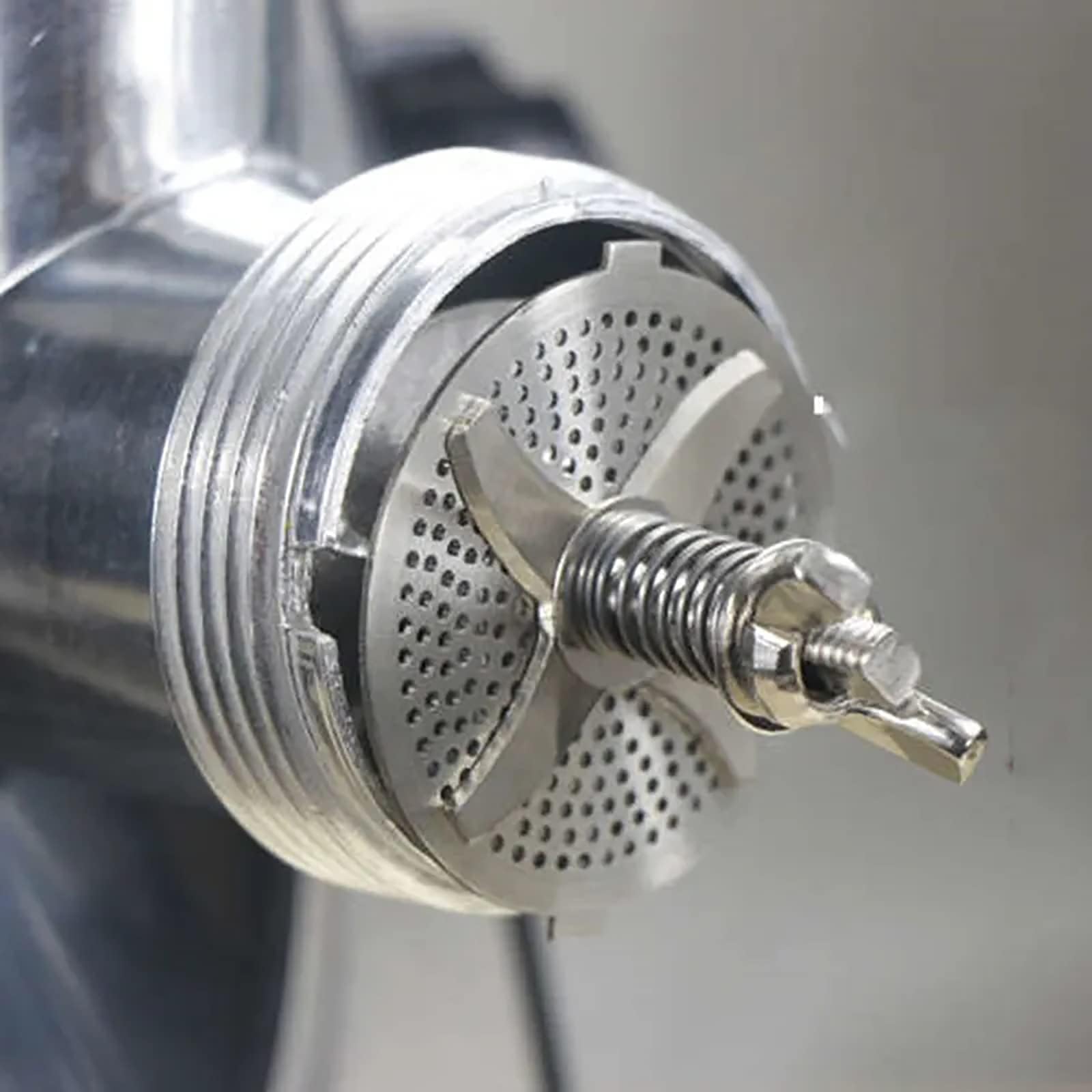 Elektryczna maszyna do peletowania karmy dla zwierząt, ekspres do karmy dla psów z 3,5/4/5/6/7/8 mm, wytłaczarka do karmy dla ptaków, elektryczny granulator (rozmiar: 6 mm) (D)
