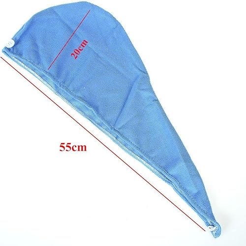 Miniatura 2 de Toalla de microfibra de secado rápido, turbante de secado de pelo, toalla suave para envolver el cabello, suministros de baño, toallas de salón