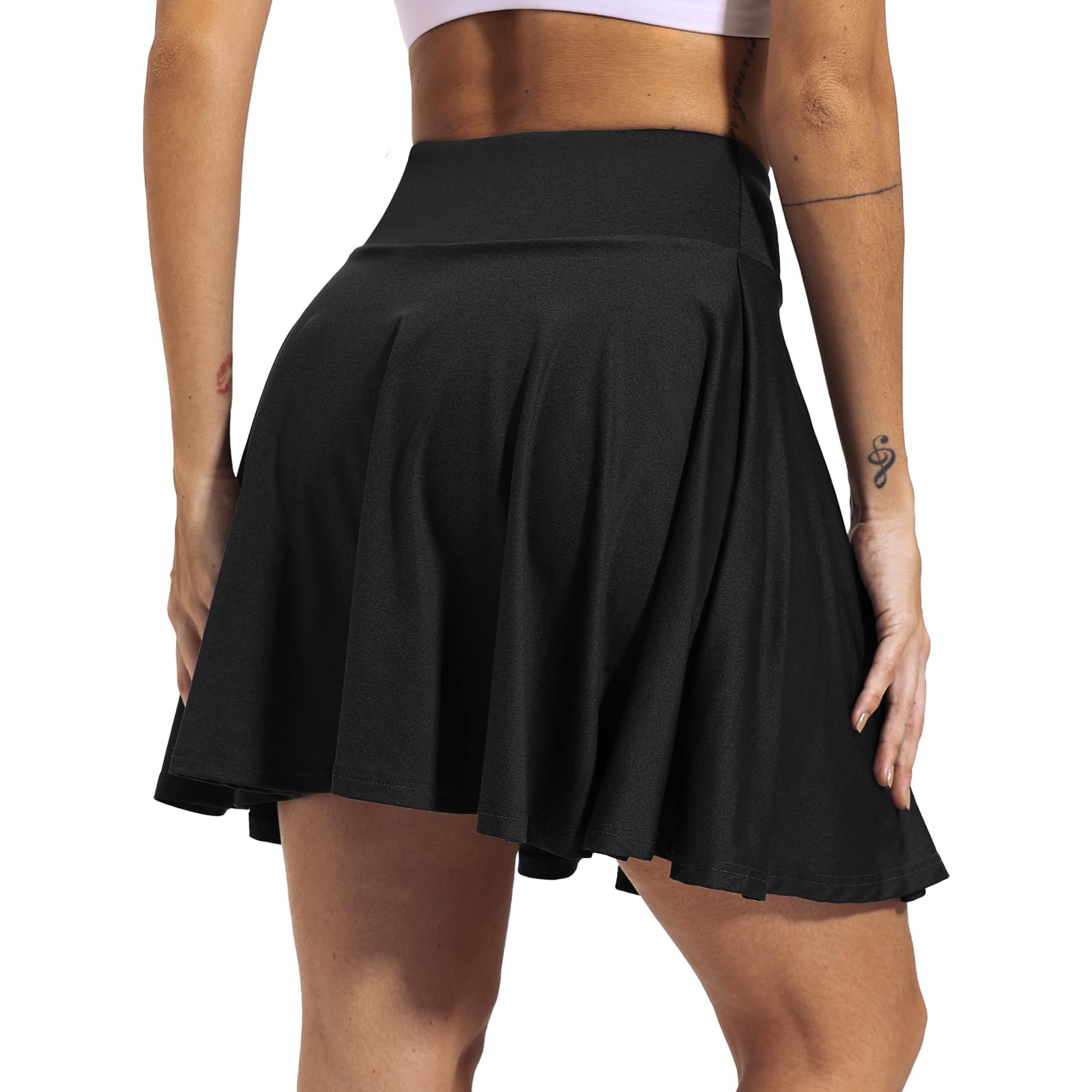 CZRLHYT Skorts Skirts for Women High Waisted Skort for Workout Athletic Activewear Skorts with Pockets
