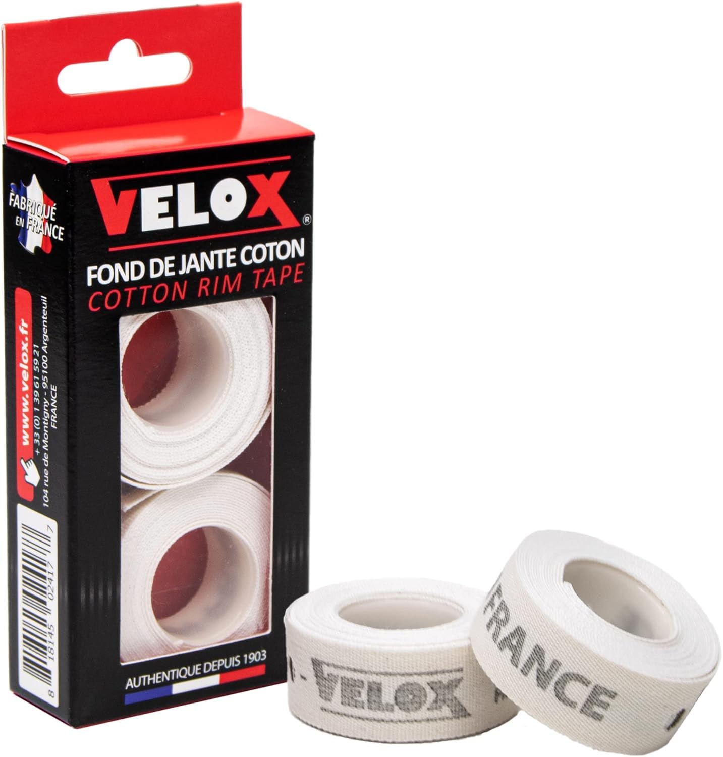 Velox Rim Tape (2-Pack), 16mm, White