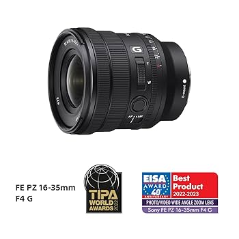 Sony SELP1635G | FE PZ 16–35 mm F4 G Schwarz Weitwinkel