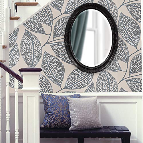 Image of Howard Elliott Queen Ann Oval Glossy Black Wall Mirror, Oval Bevelled Hanging Wood Framed Vanity Mirrors for Home Decor, Living Room, Bathroom, Bedroom, or Hallway, 25 x 33 Inch