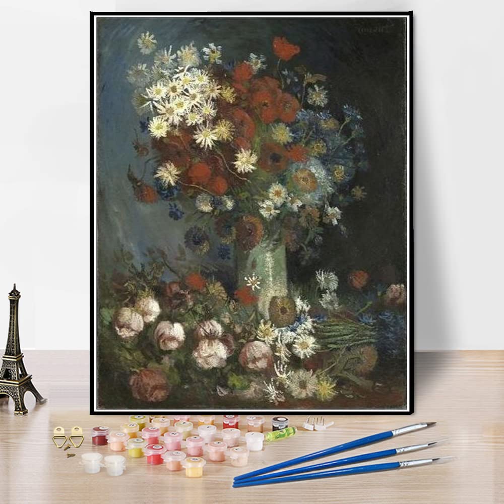 絵画　油絵　花 Amazon.co.jp: DIY絵 デジタル油絵 フィンセント・ファン・ゴッホの