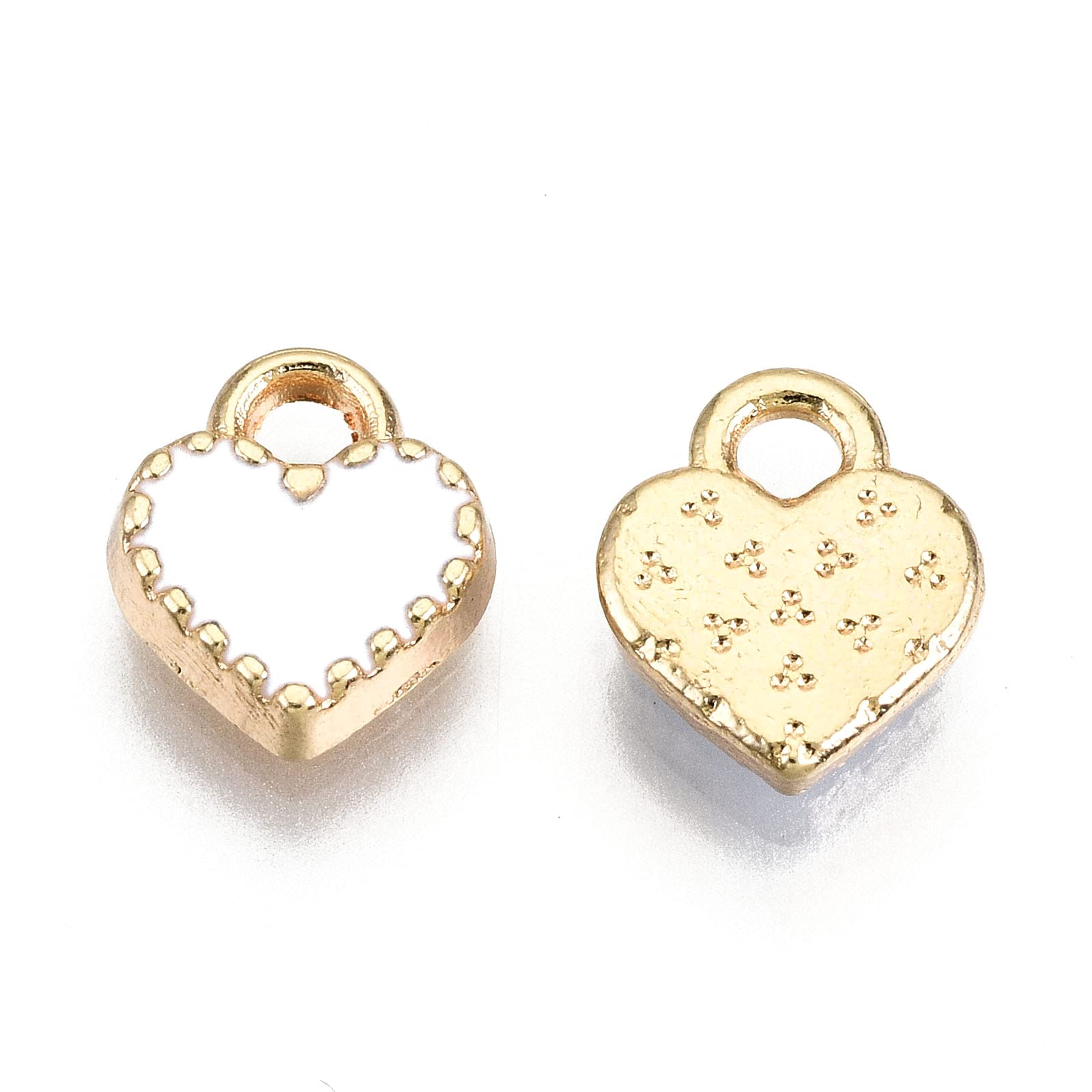 72 Ciondoli A Cuore E Rosa Smaltati – Fai Da Te Gioielli, Regalo Perfetto Per La Festa Della Mamma