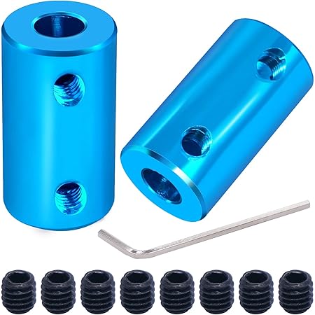 Aazon.co: Uxcell 5 To 12 Bore Rigid Coupling Set Screw L25XD20