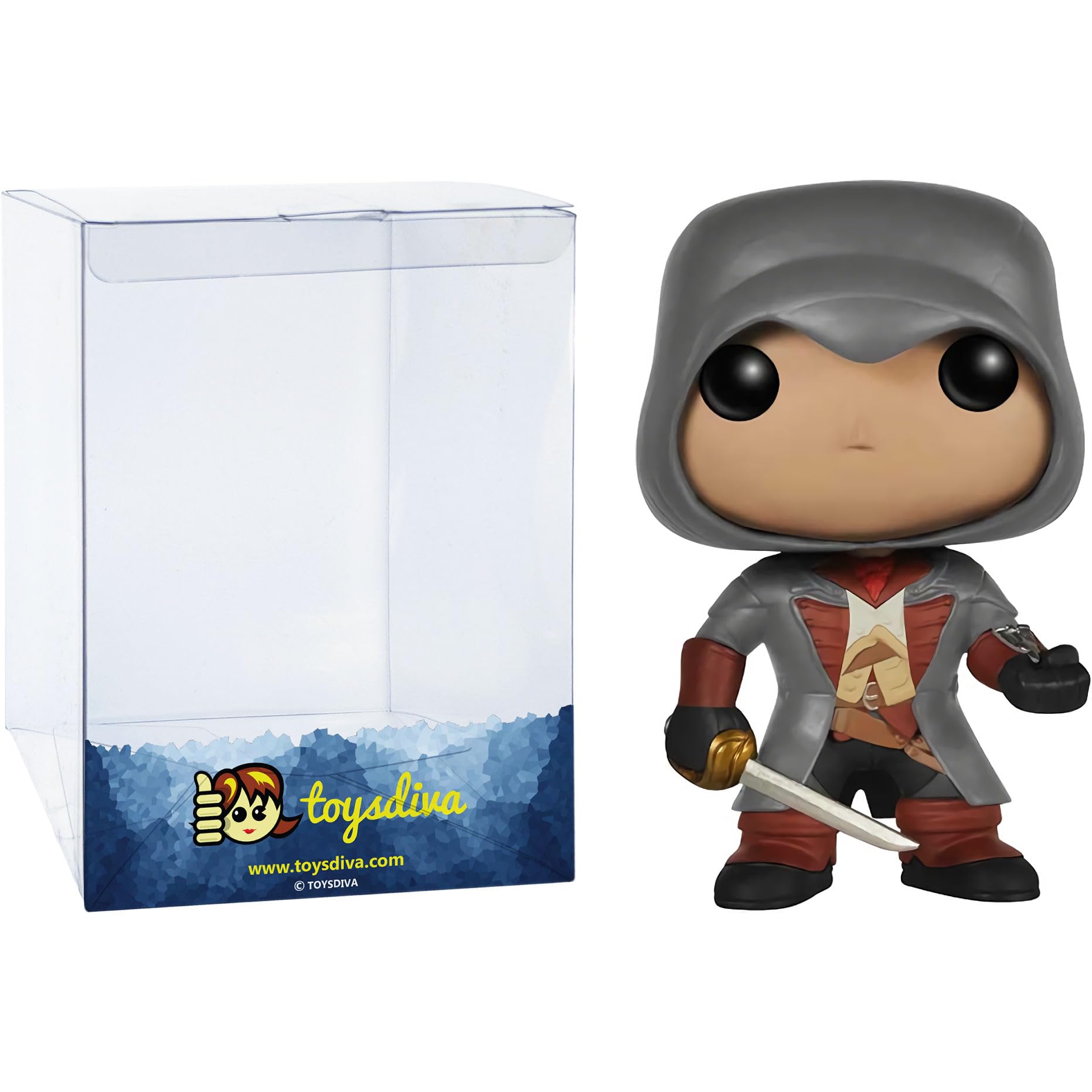 Funko Arno: P o p ! Games Vinyl Figurine Bundle with 1 Compatible 'ToysDiva' Graphic Protector (035-05061 - B)