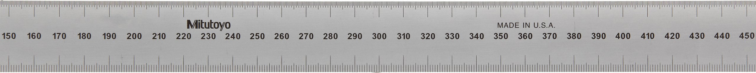 Mitutoyo182-171 Wide Rigid Steel Rule, 600 mm Range
