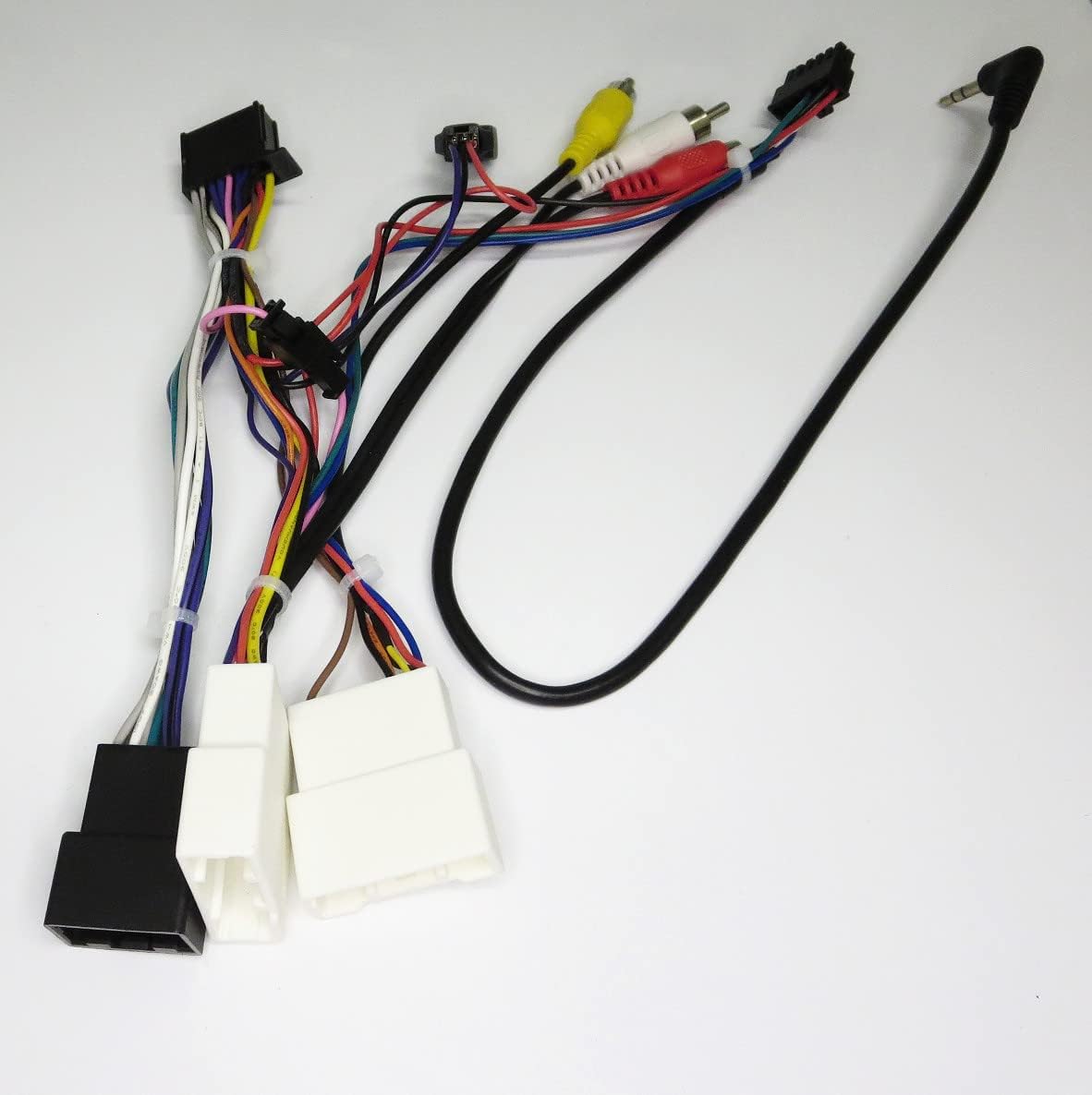 Wiring Harness Compatible with 2020-2023 Toyota Vehicles - Direct Wire for Pioneer Headunits Stereo Install kit, Backup Camera Stereo Harness