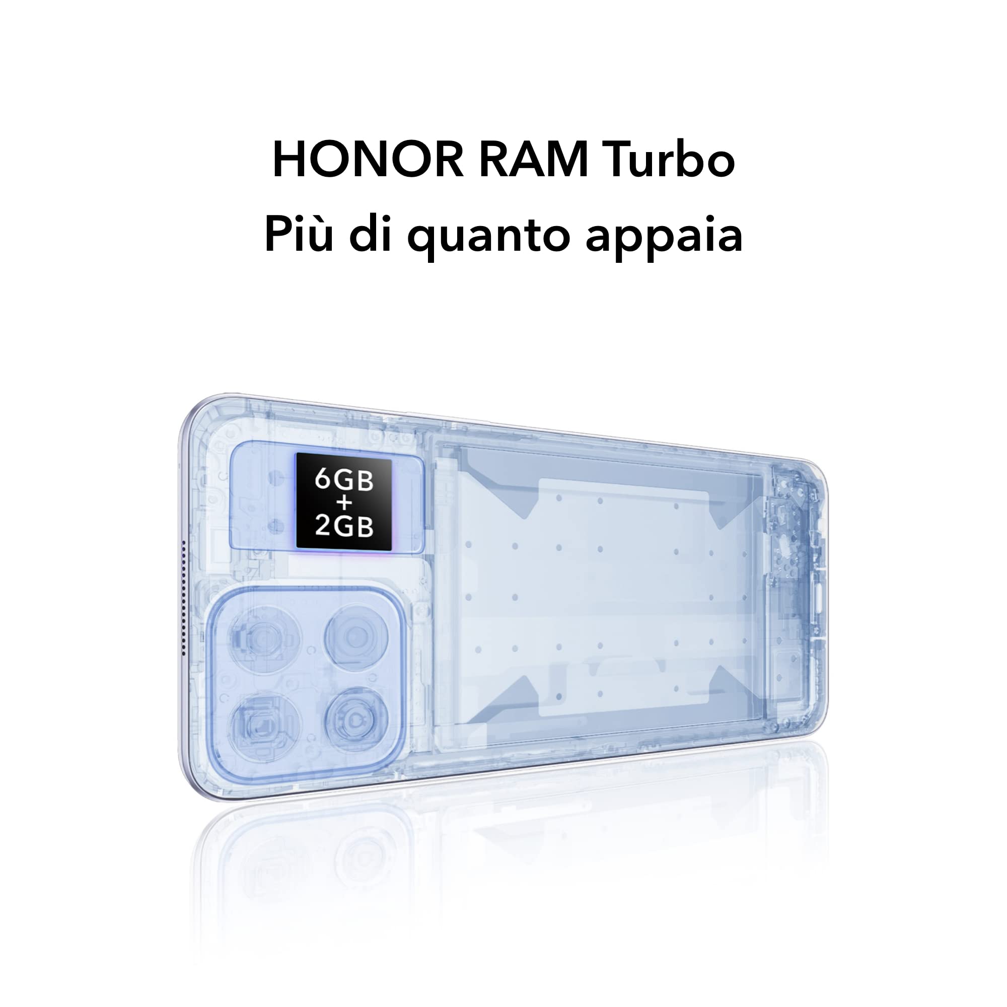 HONOR X8 Smartphone, 6+128GB Cellulari, Display LCD 6.7'' a 90Hz, Fotocamera Professionale da 64MP, Batteria da 4000mAh, Ricarica Rapida, NFC Dual SIM Card, GMS