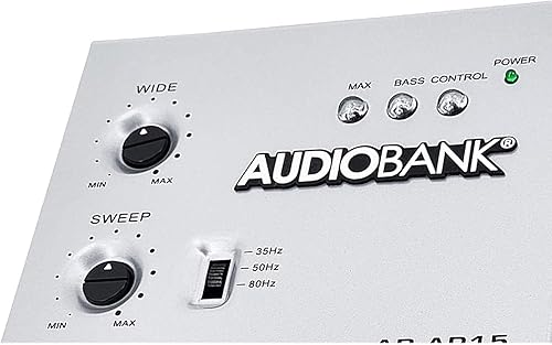 Miniatura 2 de Audiobank Procesador de graves digital de audio para automóvil de 1/2 DIN, restauración de sonido y cruce para subwoofer de automóvil con perilla de