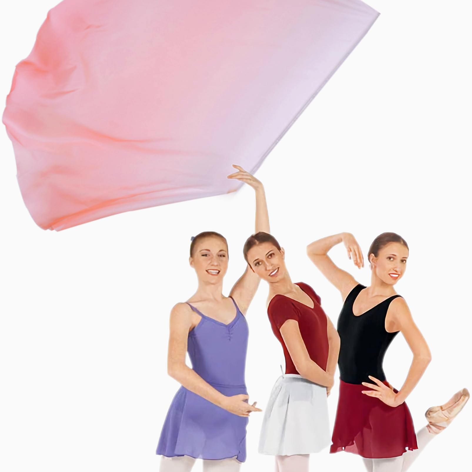 Anbetungsflagge Aus Polyester – 127 Cm, Mit Flexibler Stange, Silber, Für Tanz Und Lobpreis