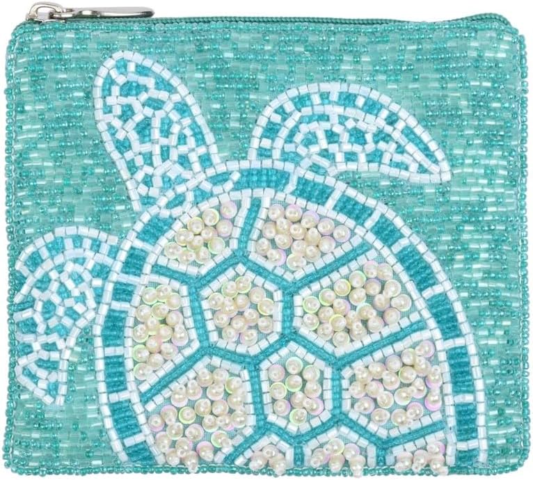 Bamboo Trading Essential Pouch Swimming Turtle, 4.75-inch Width x 4-inch Height
