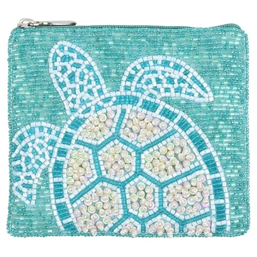 Bamboo Trading Essential Pouch Swimming Turtle, 4.75-inch Width x 4-inch Height