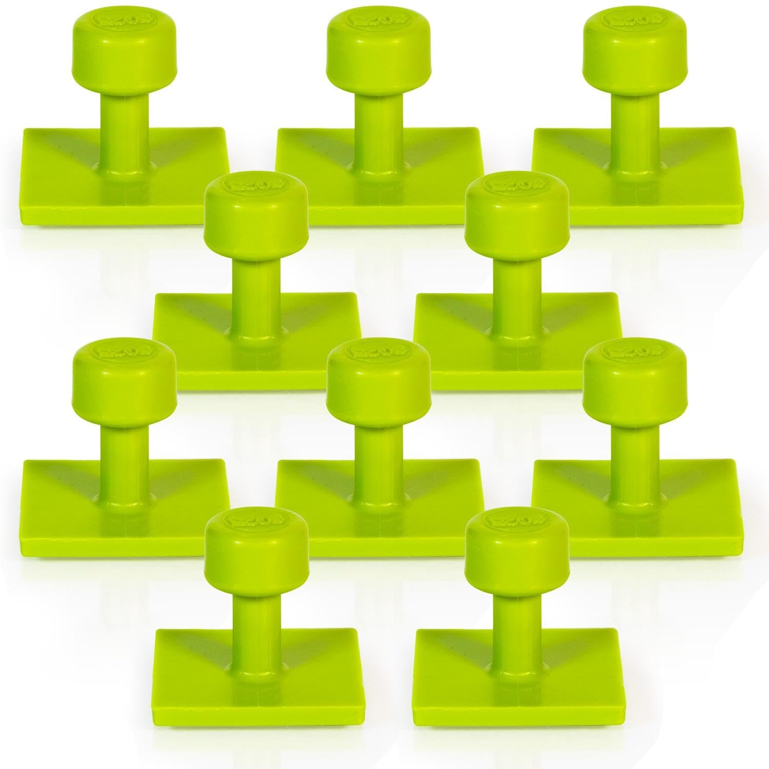 Tabweld Black Plague Gang Green 25mm Hail Tabs Square PDR Hail Dent Tab Pack - 10 Pack Paintless Dent Repair