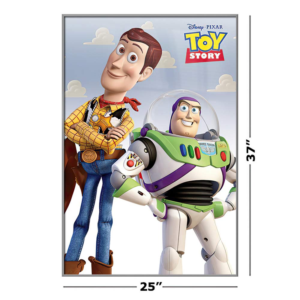 ☺︎Buzz Lightyear Toy Story Poster Disney Toy Story – Pôster/impressão do filme da Disney/Pixar (Buzz