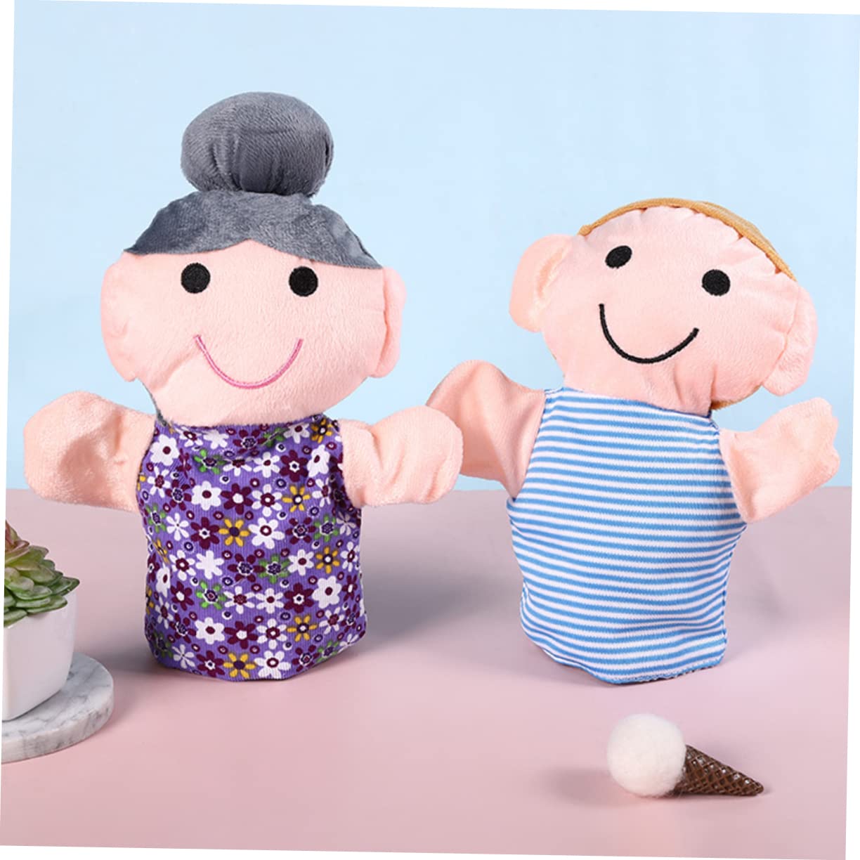 6piezas Marionetas De Mano De Juguetes De Simulación Interactivos para Contar Historias para rol y Educación Temprana